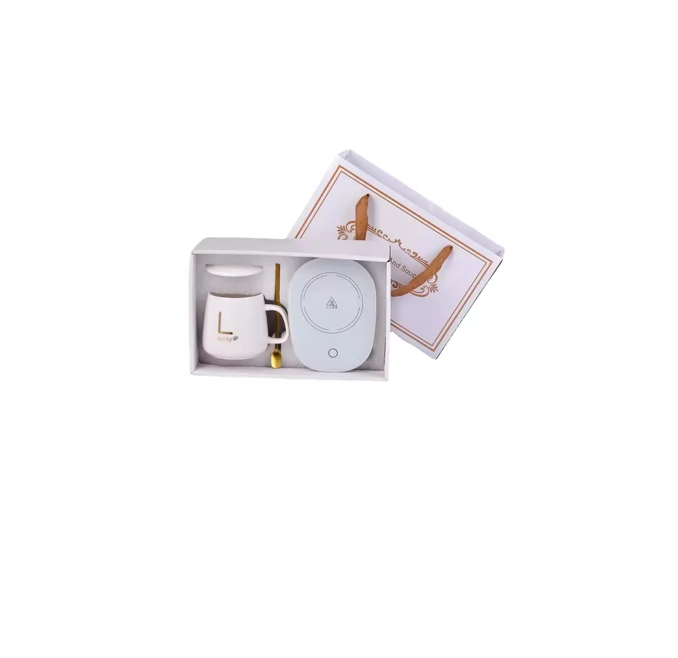 StayHot Mug Set Taza + Calentador de Lujo