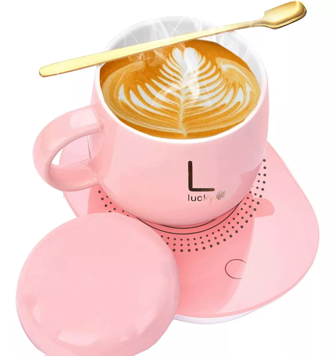 StayHot Mug Set Taza + Calentador de Lujo